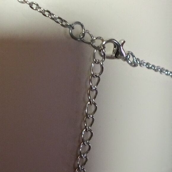 Whimsical Triple Mushroom Silvertone Jewelry Pendant Nature-Inspired Fantasy - Picture 4 of 6